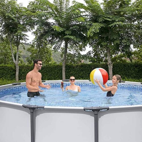 Piscine Hors Sol Ronde Steelpro Max 366x76cm - Bestway - 56416