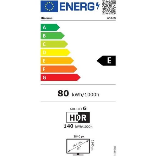 TV LED 65" (164 cm) 65a6n 4k UHD 2024 Dolby Vision 60Hz