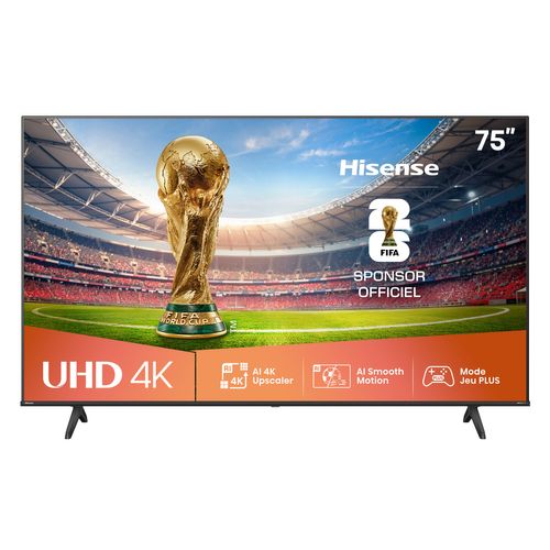 Téléviseur 4K 75'' 189 cm HISENSE 75A69Q
