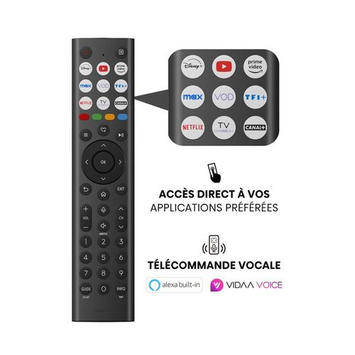 Téléviseur 4K QLED 58'' 146 cm HISENSE 58E77Q