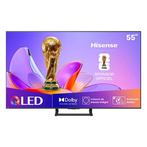 Téléviseur 4K QLED 55'' 139 cm HISENSE 55A76Q