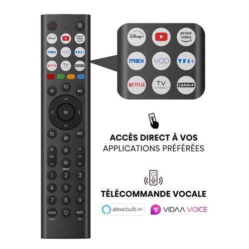 Téléviseur MiniLED 50'' 126 cm HISENSE 50U7Q