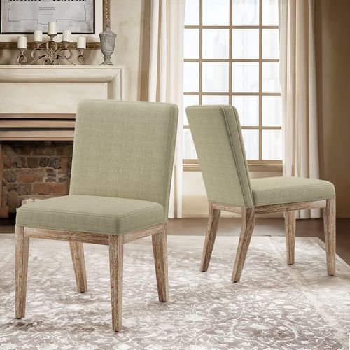 Lot De 2 Chaises Salle à Manger Design Rétro Élégant, Dossier Haut, Bois Robuste, Noir