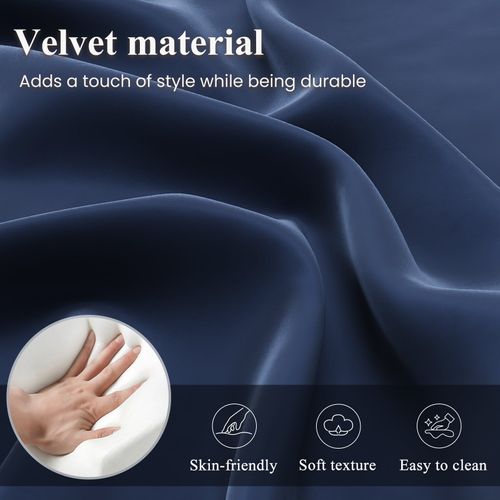 Fauteuil Fixe En Tissu Avec Pieds En Métal Fin, Bleu