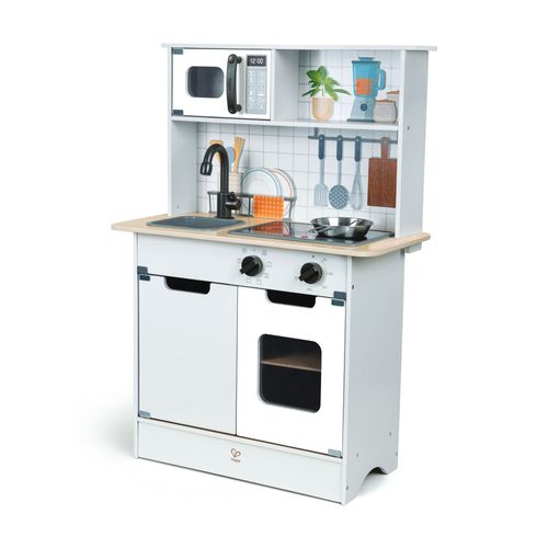 Cuisine Intéractive En Bois Pour Enfant - 60 X 30 X 91,8 Cm - à Partir De 3 Ans