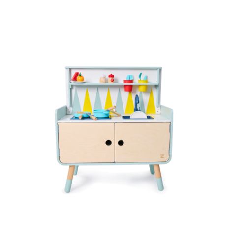 Commode/cuisine Enfant Équipée 2 En 1 En Bois Play Furniture