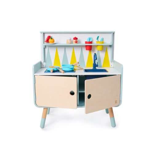 Commode/cuisine Enfant Équipée 2 En 1 En Bois Play Furniture