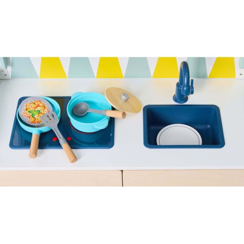 Commode/cuisine Enfant Équipée 2 En 1 En Bois Play Furniture