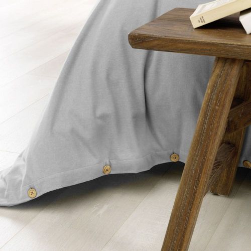 Housse De Couette 220x240 Flanelle De Coton Brume