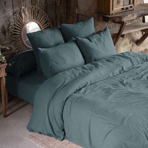 Housse De Couette 220x240 Gaze De Coton Canard