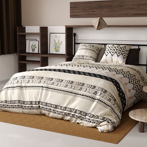 Parure De Couette Coton Boheme - 240x260 cm