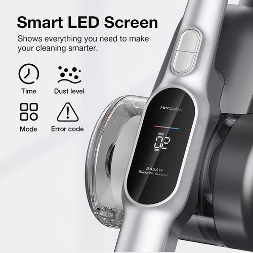 H10 Flex, Aspirateur à Main Sans Fil 245aw 26kpa Aspiration - Argent
