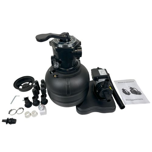 Platine De Filtration à Sable 6 M3h  40011 43 X 34 X 53 Cm Noir