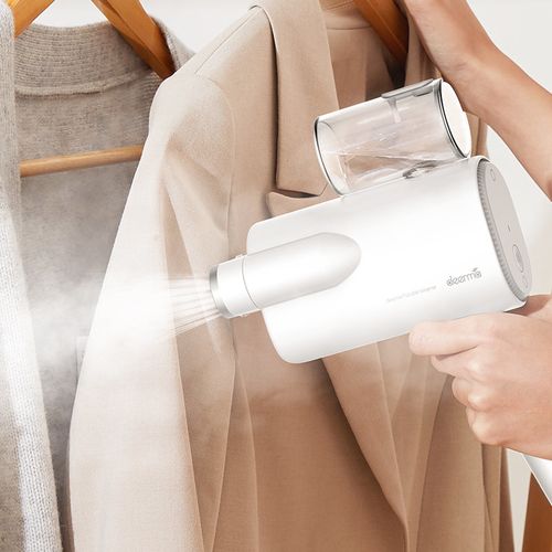 Défroisseur Vapeur À Main Léger Et Prêt En 25 Sec 870w 100 Ml Bac D’eau Conception Pliable - Blanc