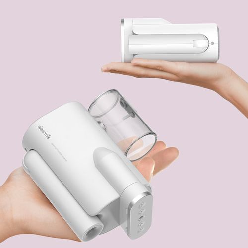 Défroisseur Vapeur À Main Léger Et Prêt En 25 Sec 870w 100 Ml Bac D’eau Conception Pliable - Blanc