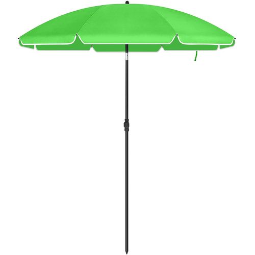 Parasol De Jardin Ø 1,6 M, Ombrelle, Protection Upf 50+, Inclinable, Portable