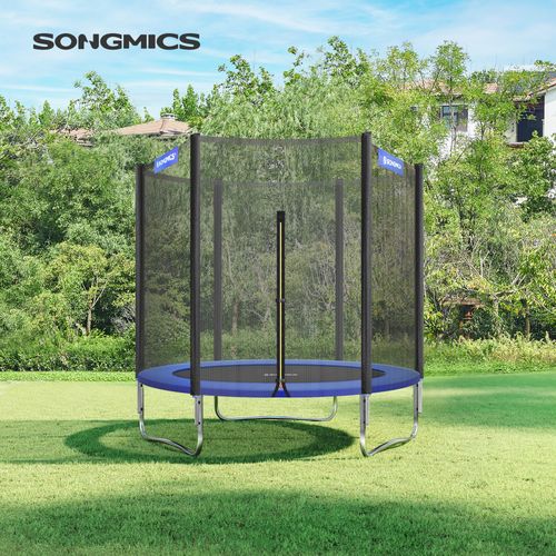 Trampoline Jardin Ø 183 Cm Avec Filet De Protection