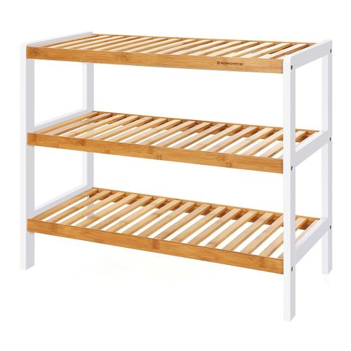 Etagère à Chaussures 3 Niveaux - L70 Cm