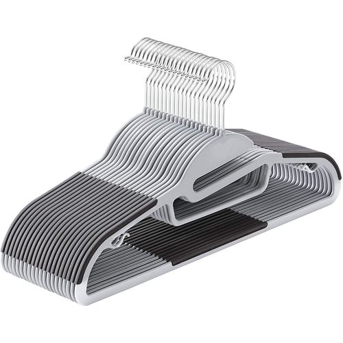 Lot De 20, Bandes Antiglisse,crochet Pivotant à 360°,loingueur 41,5 Cm, Gris Clair Crp41g