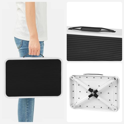 Marchepied à 1 Niveau, Escabeau, Échelle, Tabouret, En Acier, Antidéparant, Pliable, Blanc Gsl01wt