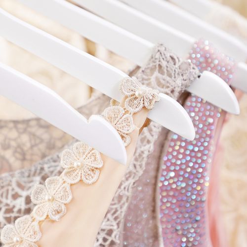 Lot de 20 Cintre Bois Blanc