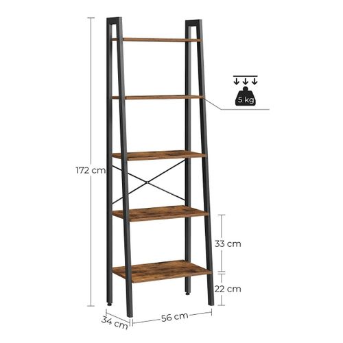 Etagère 5 Niveaux Style Industriel