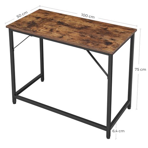 Bureau, Table, Poste De Travail, Petite Taille, 100 X 50 X 75 Cm, Pour Bureau