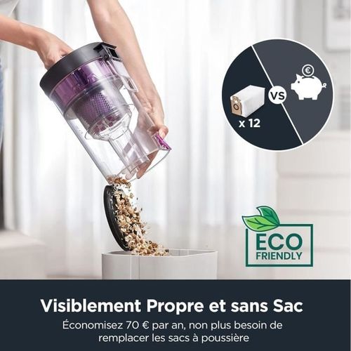 Aspirateur Robot Laveur - E10s Noir - 4000 Pa - 180 Min - 200 Ml