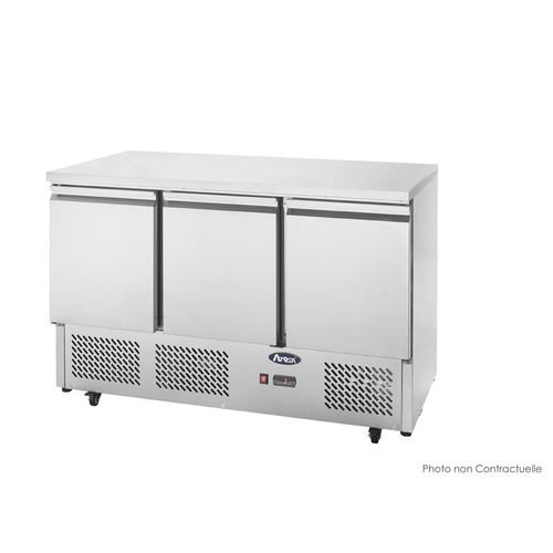 Table Réfrigérée Positive 3 Portes- 380 Litres -