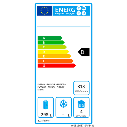 Table Réfrigérée Positive 4 Portes - Profondeur 600 -