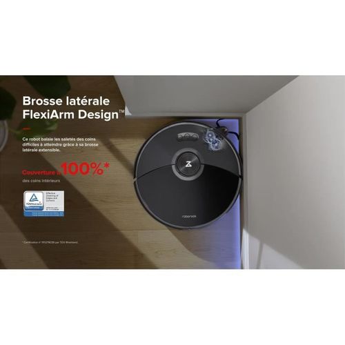 S8 Maxv Ultra Aspirateur Robot Laveur Avec Station Rockdock Ultra 8-en-1 - 10000pa - Brosse Latérale