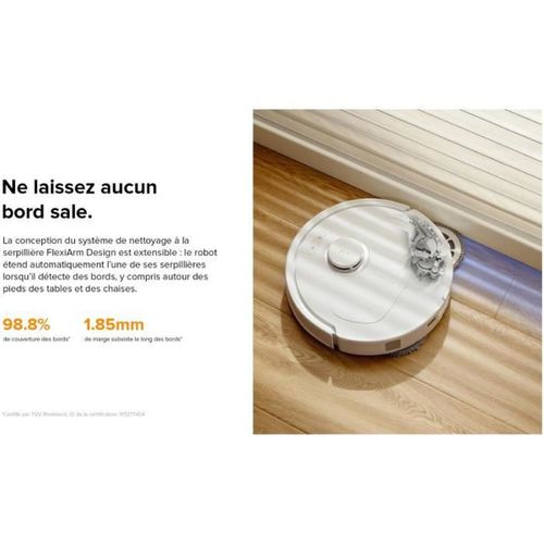 Aspirateur Robot Laveur - Qrevo Plus - Puissance 7000 Pa - Serpillere Extensible - Avec Station Mul
