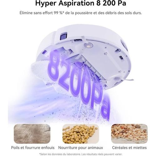 Freo X Ultra Robot Aspirateur Laveur Avec Station D'accueil Tout-en-un - Nettoyage Intelligent - Pu