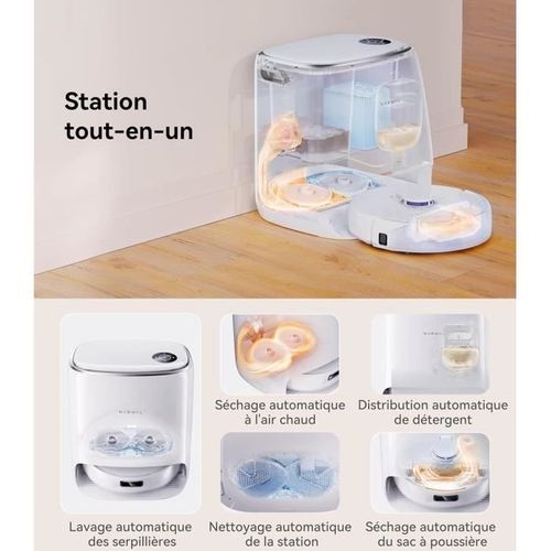Freo X Ultra Robot Aspirateur Laveur Avec Station D'accueil Tout-en-un - Nettoyage Intelligent - Pu