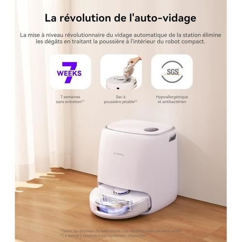 Freo X Ultra Robot Aspirateur Laveur Avec Station D'accueil Tout-en-un - Nettoyage Intelligent - Pu