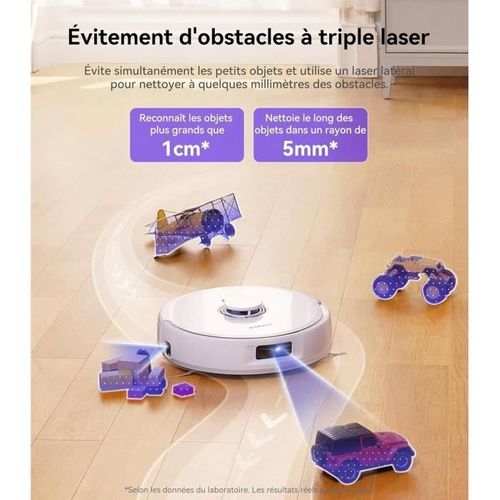 Freo X Ultra Robot Aspirateur Laveur Avec Station D'accueil Tout-en-un - Nettoyage Intelligent - Pu