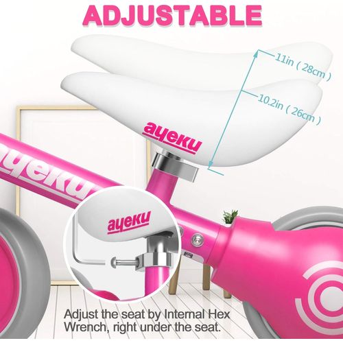 Vélo D’équilibre Bébé 1–3 Ans, Rouge