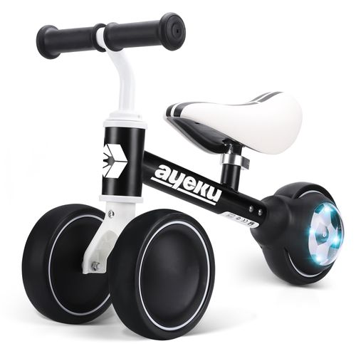 Vélo D’équilibre Football LED, Noir