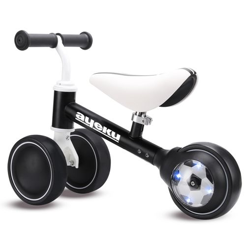 Vélo D’équilibre Football LED, Noir