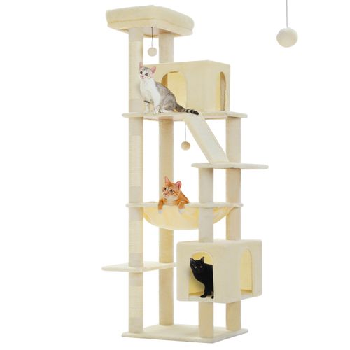 Arbre à Chat XXL 180 Cm De Haut Beige