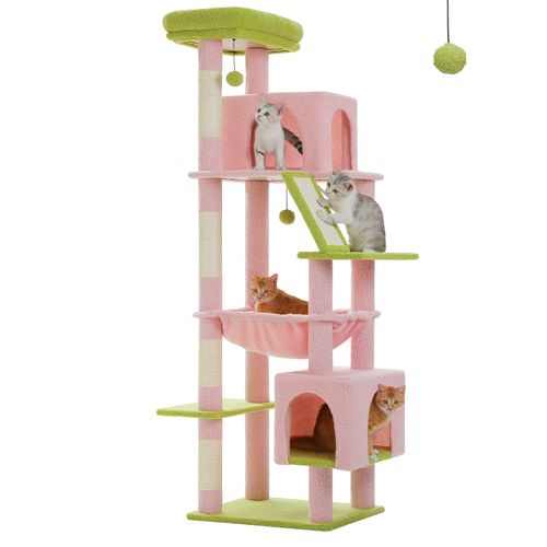 Arbre à Chat XXL 180 Cm De Haut Vert