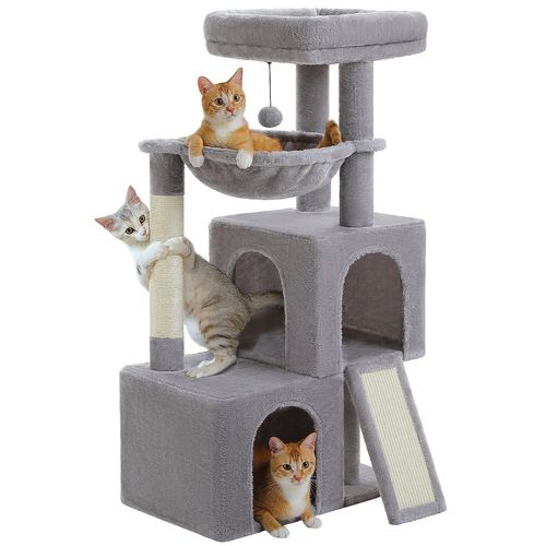 Arbre à Chat 104 Cm Avec Niches Beige