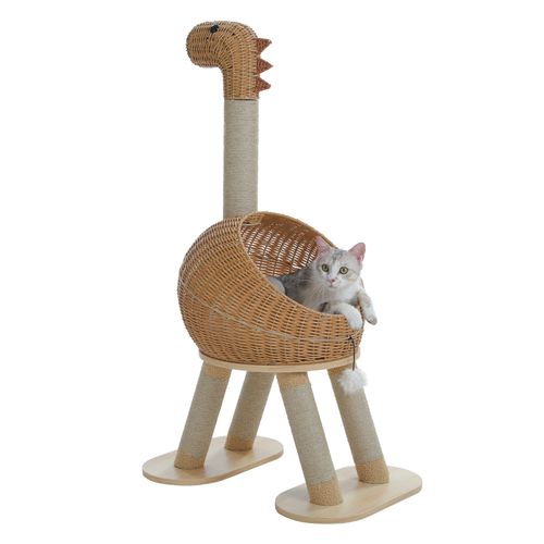 Arbre à Chat Moderne En Forme De Dinosaure 116 Cm