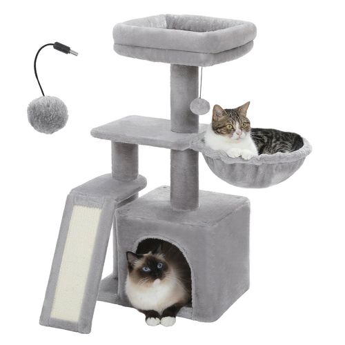 Petit Arbre à Chat Modulable 73 Cm Beige