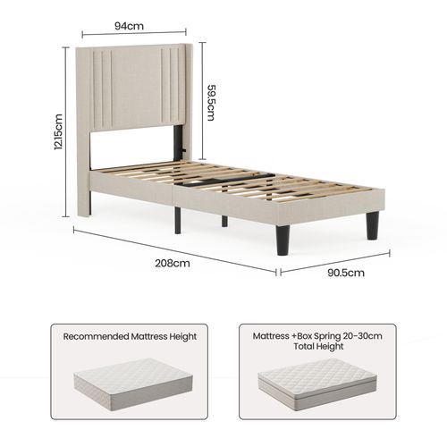 Lit Capitonné En Métal 90x200 Cm Avec Rangements Jaune