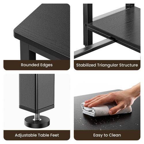 Table Haute Mange Debout 2 Tabouret Table De De Meubles De Salle à Manger Cadre En Acier Noir