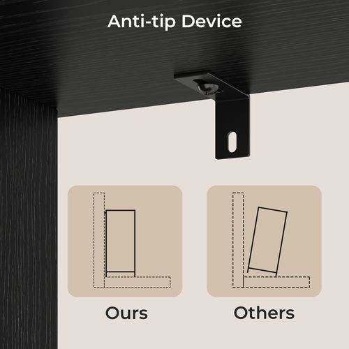 Bibliothèque Séparation 9 Cases Imitation Chêne Et Acier Noir