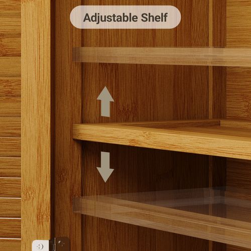 Meuble Machine à Laver Rangement Sur Pied 1 Compartiment Ouvert 2 Portes Aspect Bois