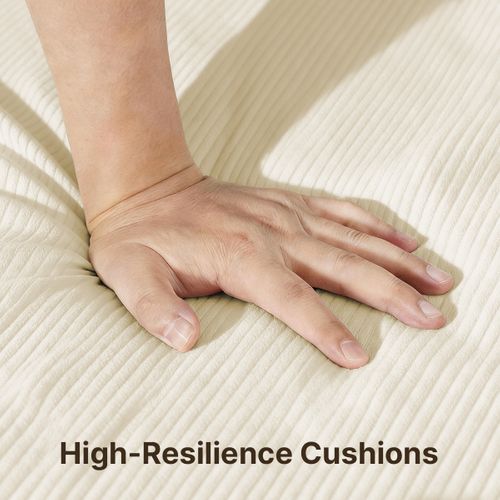 Canapé D’angle 3 Places Canapé Modulable Velours Côtelé Beurre