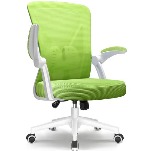 Chaise Bureau Accoudoir Pliable Fauteuil De Bureau Dossier Inclinable Hauteur Réglable Charge 150kg